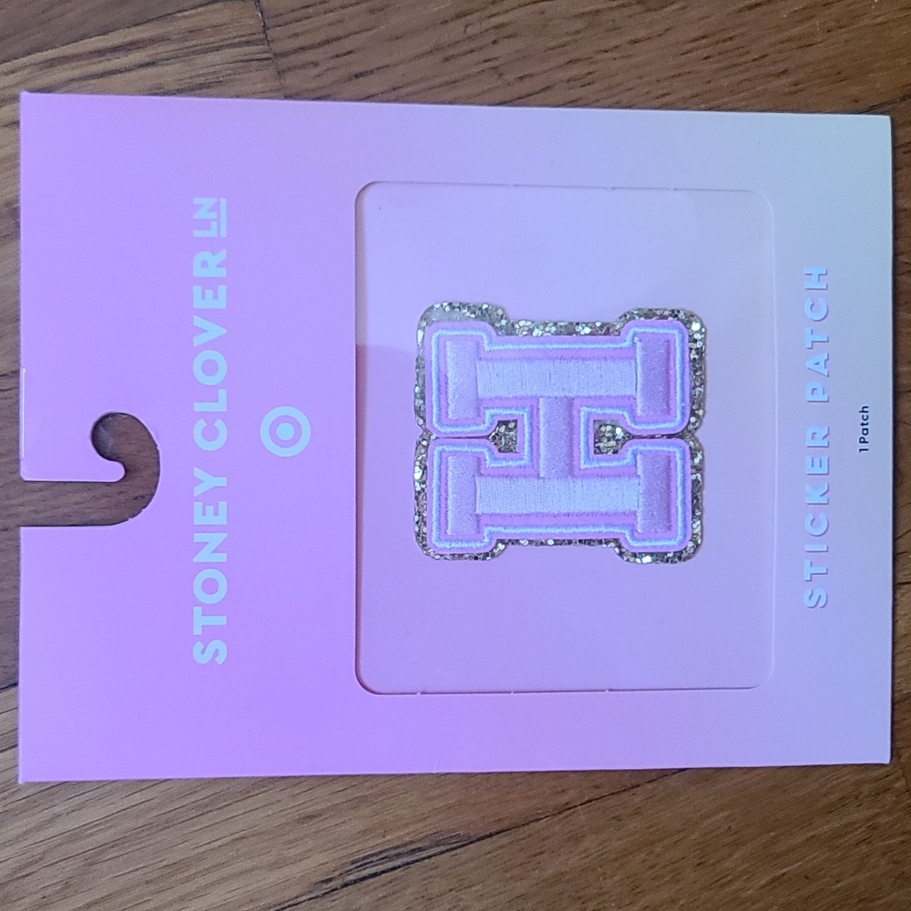 Stoney Clover Lane x Target Letter Sticker Patch 'H' Glitter Limited Edition NEW